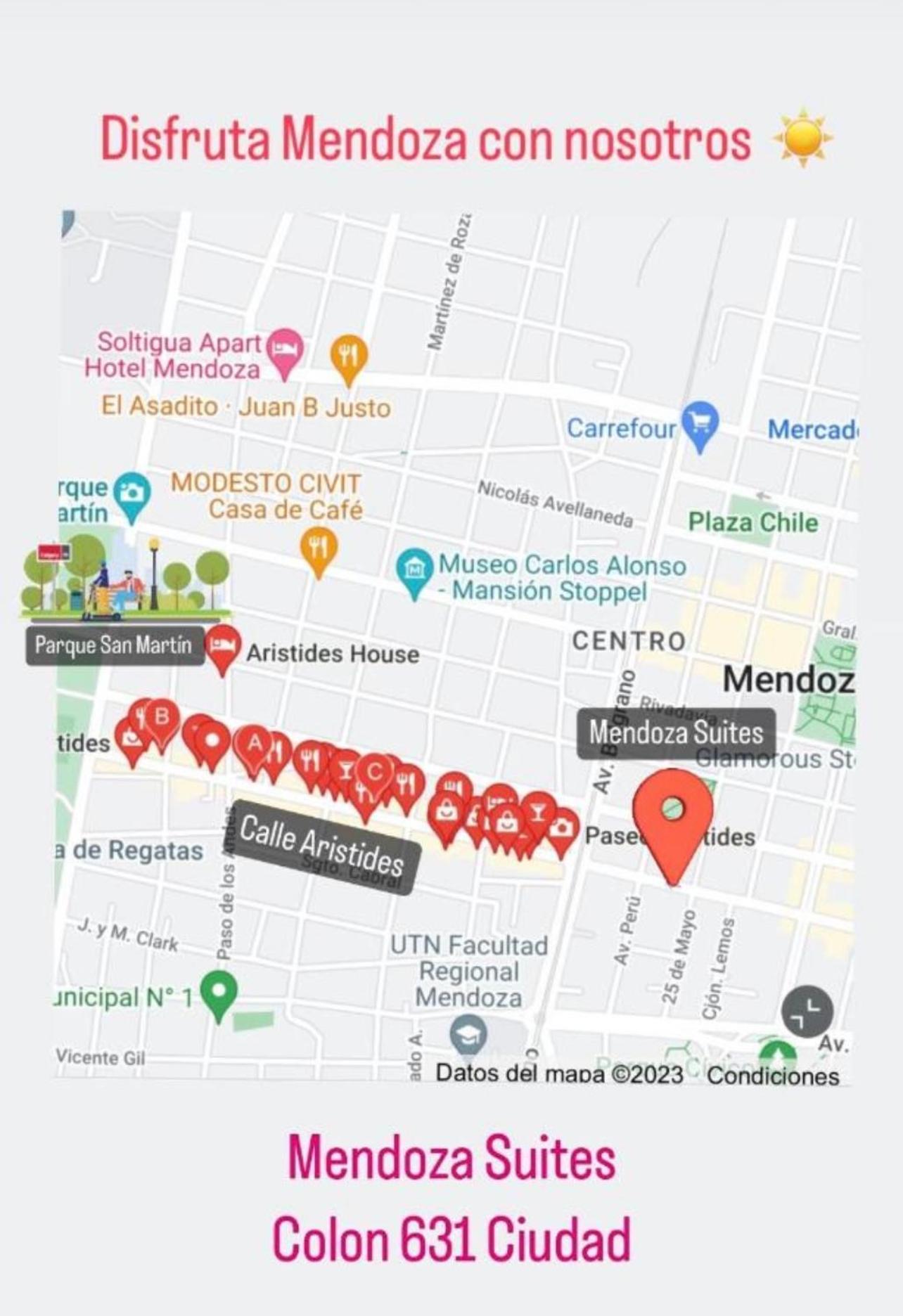Mendoza Suites 3 -Parking Disponible- Екстер'єр фото